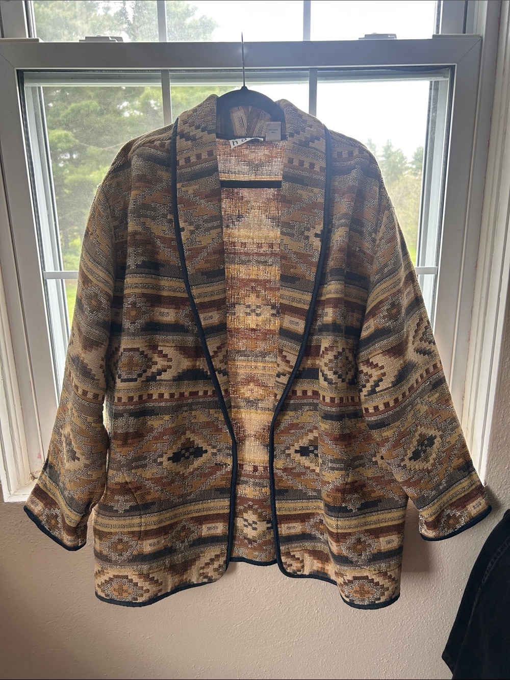 KEREN hart Multicolor Aztec-Pattern Open jacket/blazer